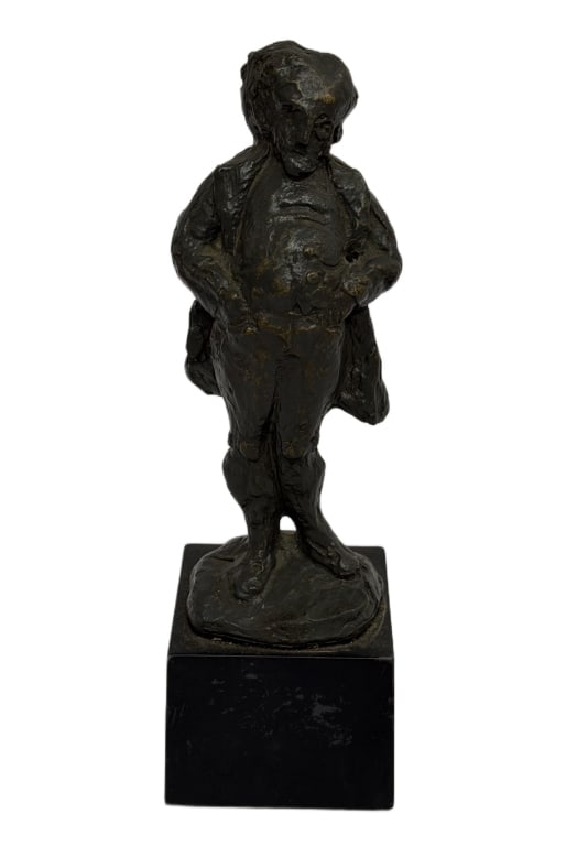 Honore Daumier "The Scoffer" Bronze Sculpture (1 of 7)