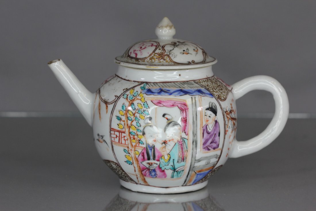 Famille Rose Tea Pot (1 of 4)