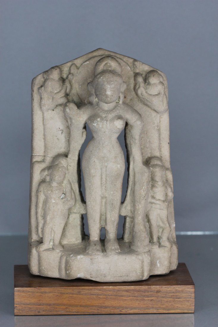 Asian Sandstone Buddha Statue (1 of 6)