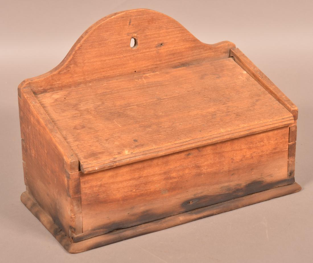 Pennsylvania 19th Century Softwood Salt Box. (1 of 3)