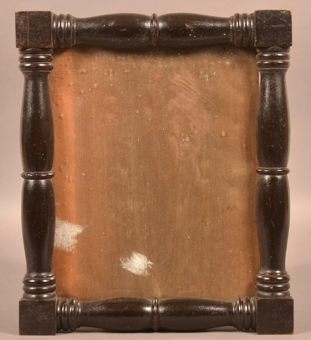 19th Century Column Turned Picture Frame. (1 of 1)