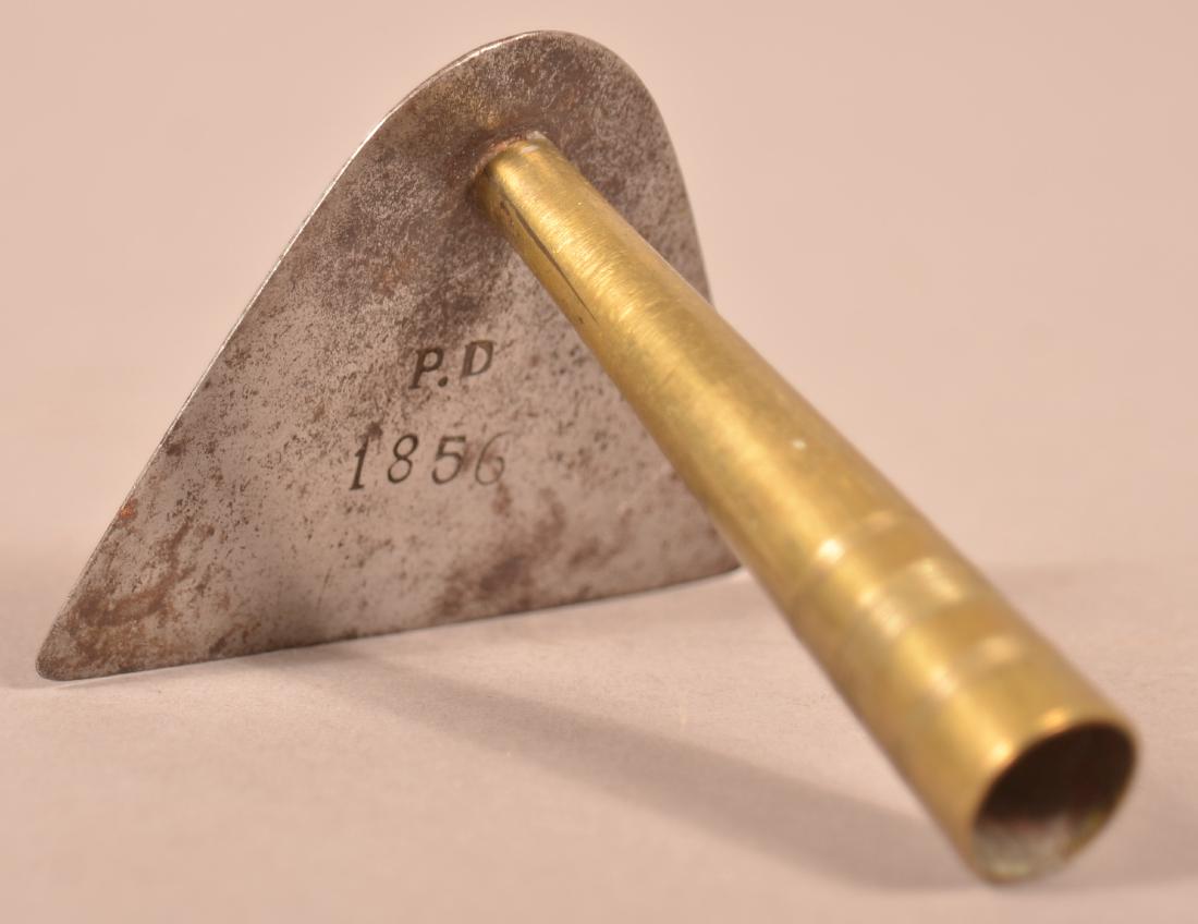 Peter Derr Dough Scraper Dated 1856. (1 of 4)