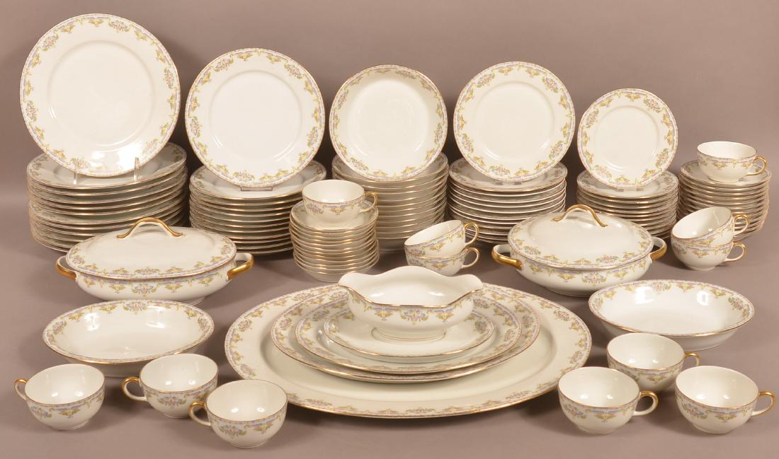 105 Pc. Wm. Guerin & Co., Limoges China Dinner Service. (1 of 3)