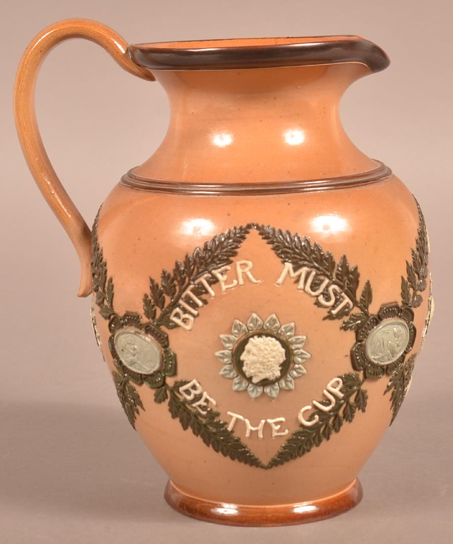 Late 19th Century Doulton Lambeth Pottery Motto (1 of 4)