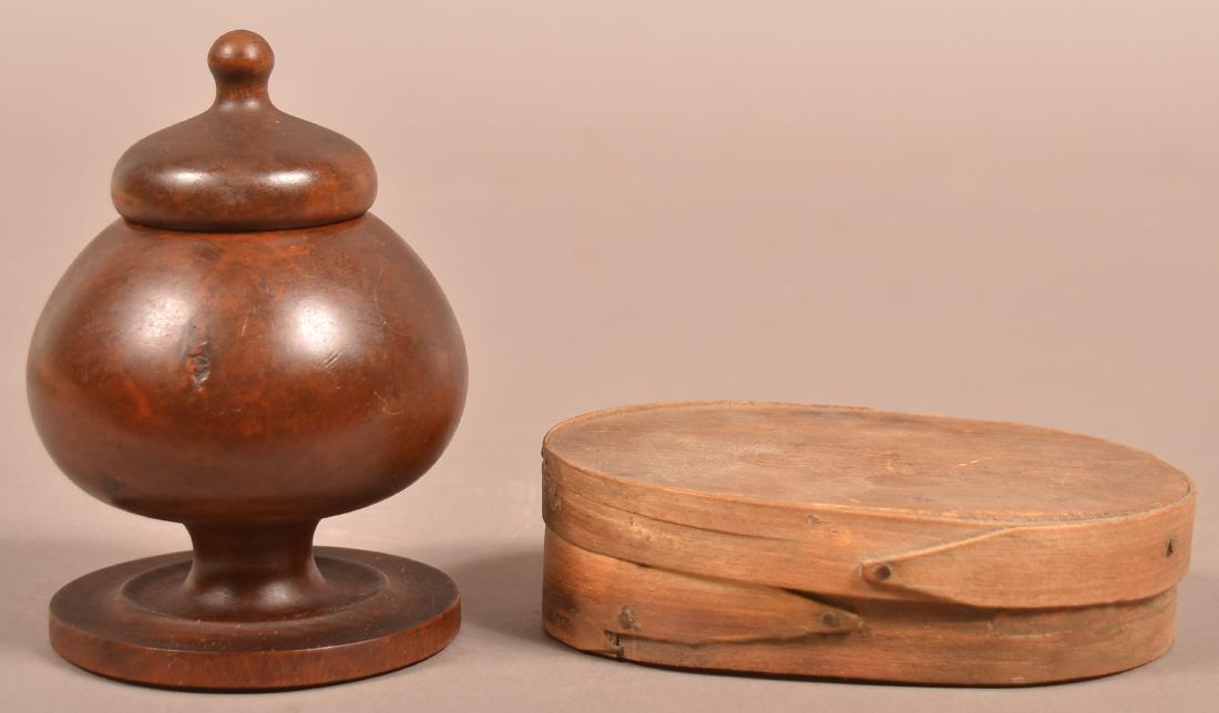 Treenware Spice Canister and Small Pantry Box. (1 of 2)