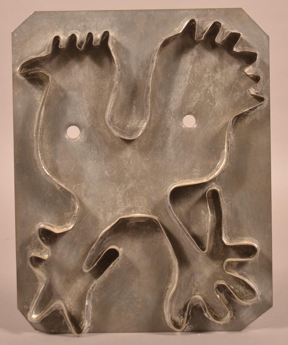 Large Antique Tin Rooster Cookie Cutter. (1 of 2)