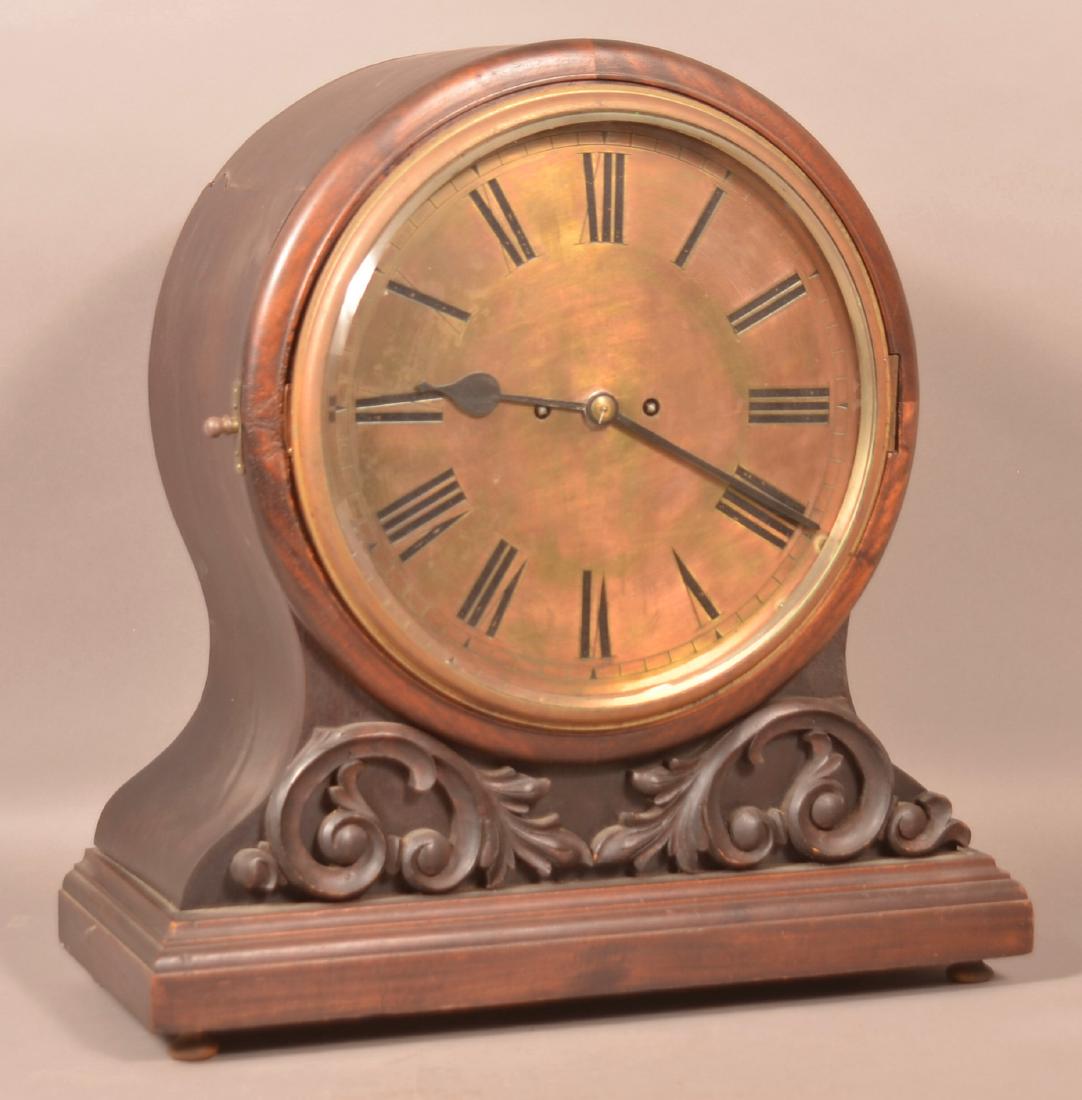 Winterhalder & Hofmeier Mahogany Case Shelf Clock. (1 of 6)