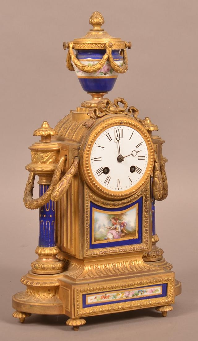 Louis XV-Style Japy Freres French Mantel Clock. (1 of 3)
