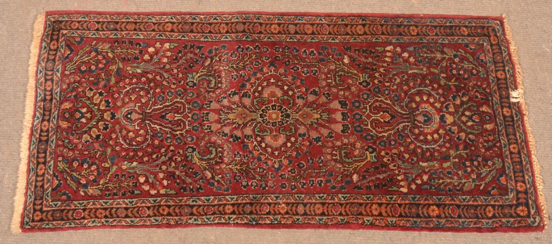 Antique Floral Pattern Oriental Area Rug. (1 of 3)