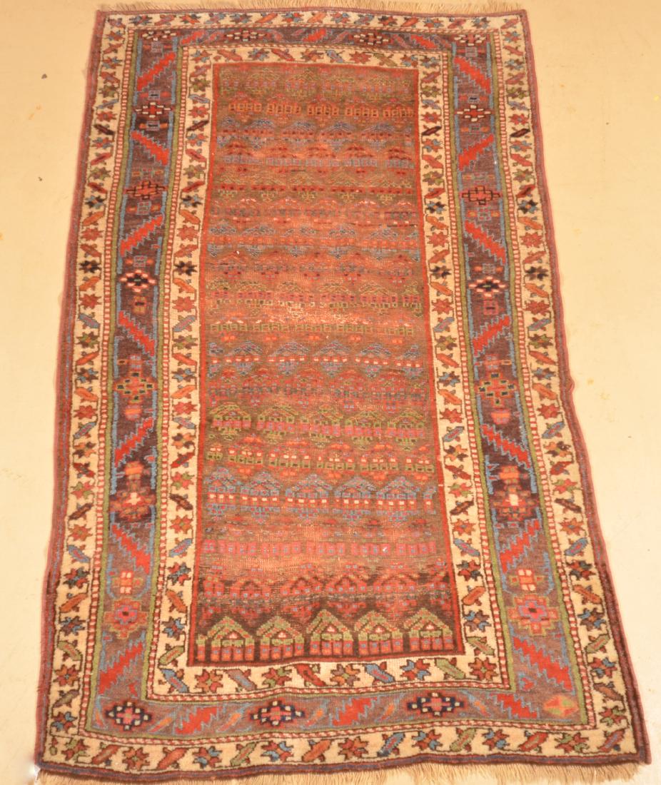 Vintage Geometric/Floral Pattern Oriental Area Rug. (1 of 6)