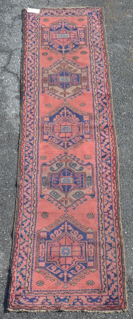 Antique Medallion Pattern Oriental Runner. (1 of 5)
