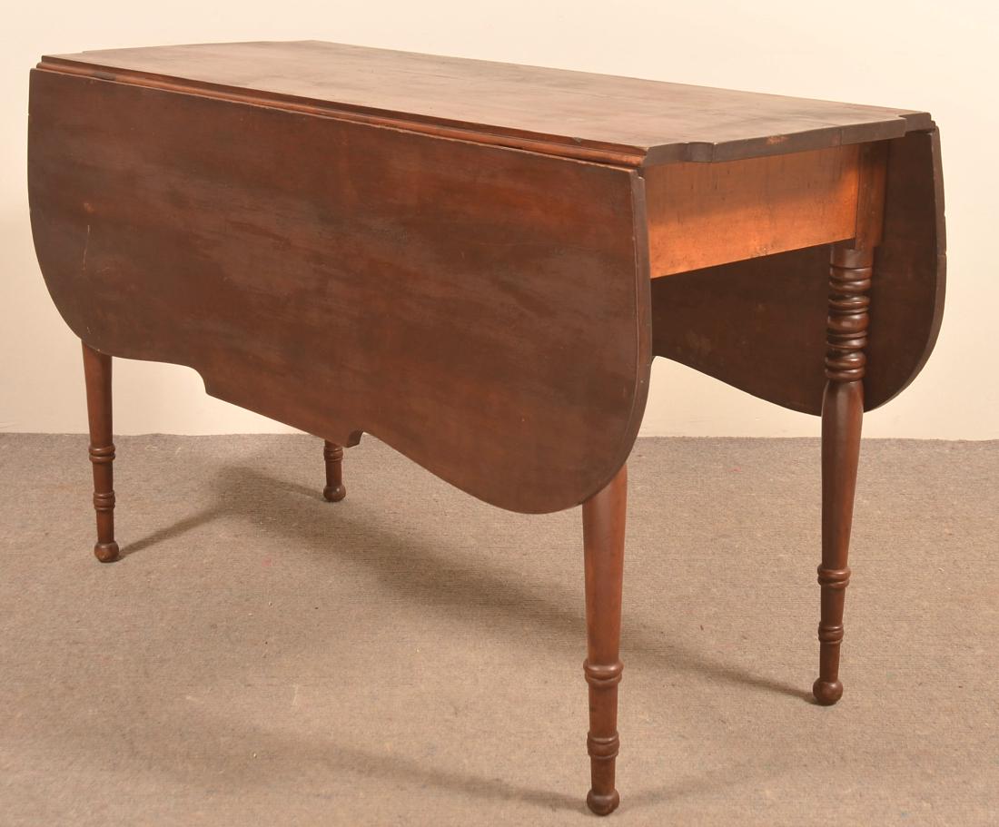 Pennsylvania Sheraton Cherry Drop-leaf Table. (1 of 4)