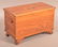 Vintage Inlaid Cedar Miniature Blanket Chest. - 5