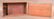 Red Softwood Smoke Decorated Slide Lid Box. - 4
