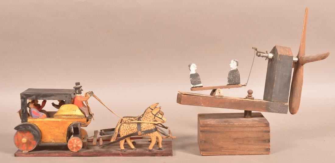 Two Pieces of Vintage Folk Art. (1 of 4)