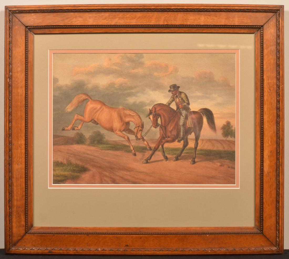 Augustus Kollner Watercolor and Ink on Paper. (1 of 3)