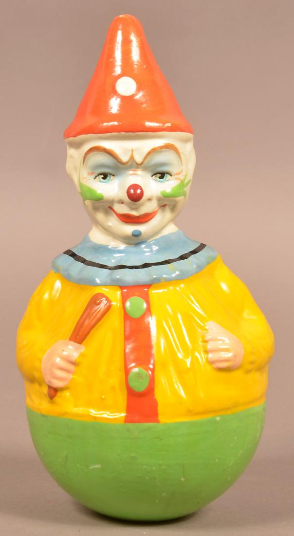 Rolly-Toys Roly Poly Musical Clown Toy. (1 of 3)