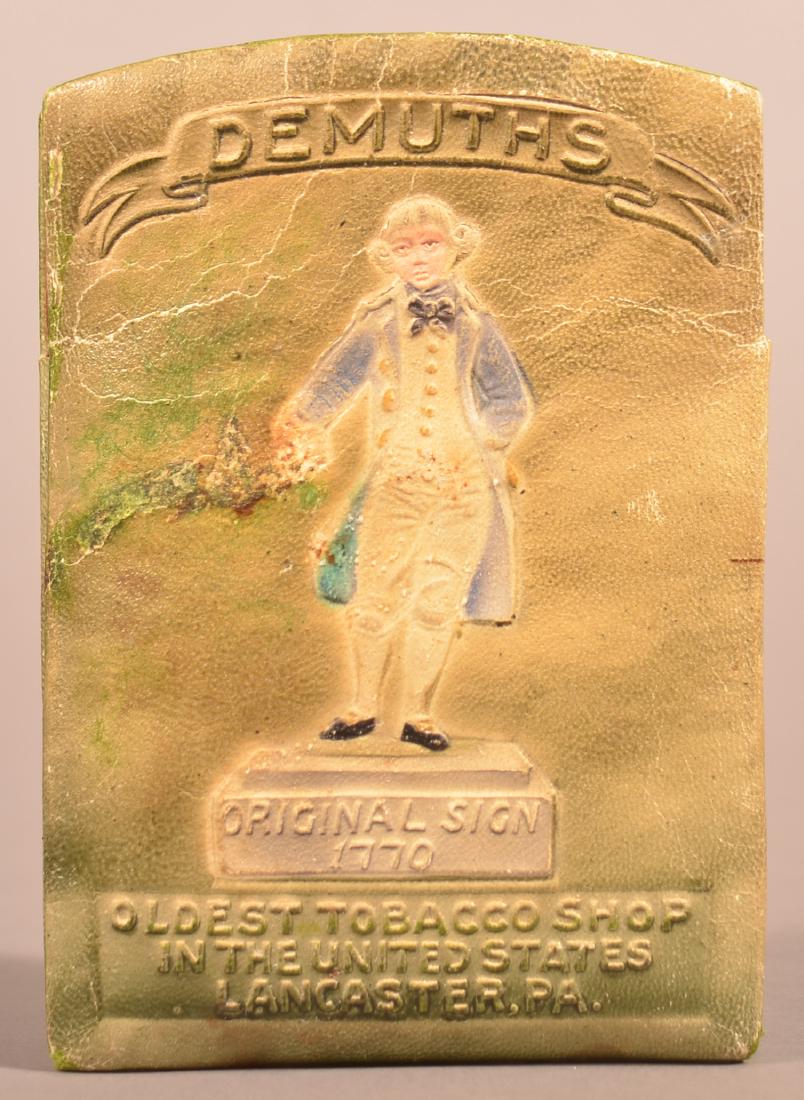 Rare Demuths Leatherette Cigar Purse. (1 of 3)