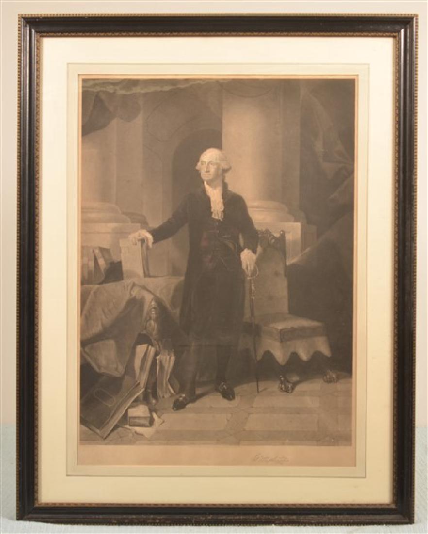 Full length Engraving Geo Washington by Ritchie (1 of 3)