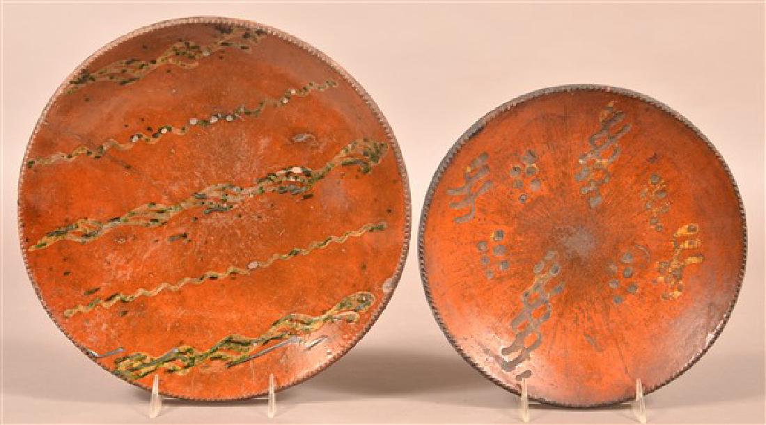 Two Pieces of Pennsylvania 19th Century Redware. (1 of 2)