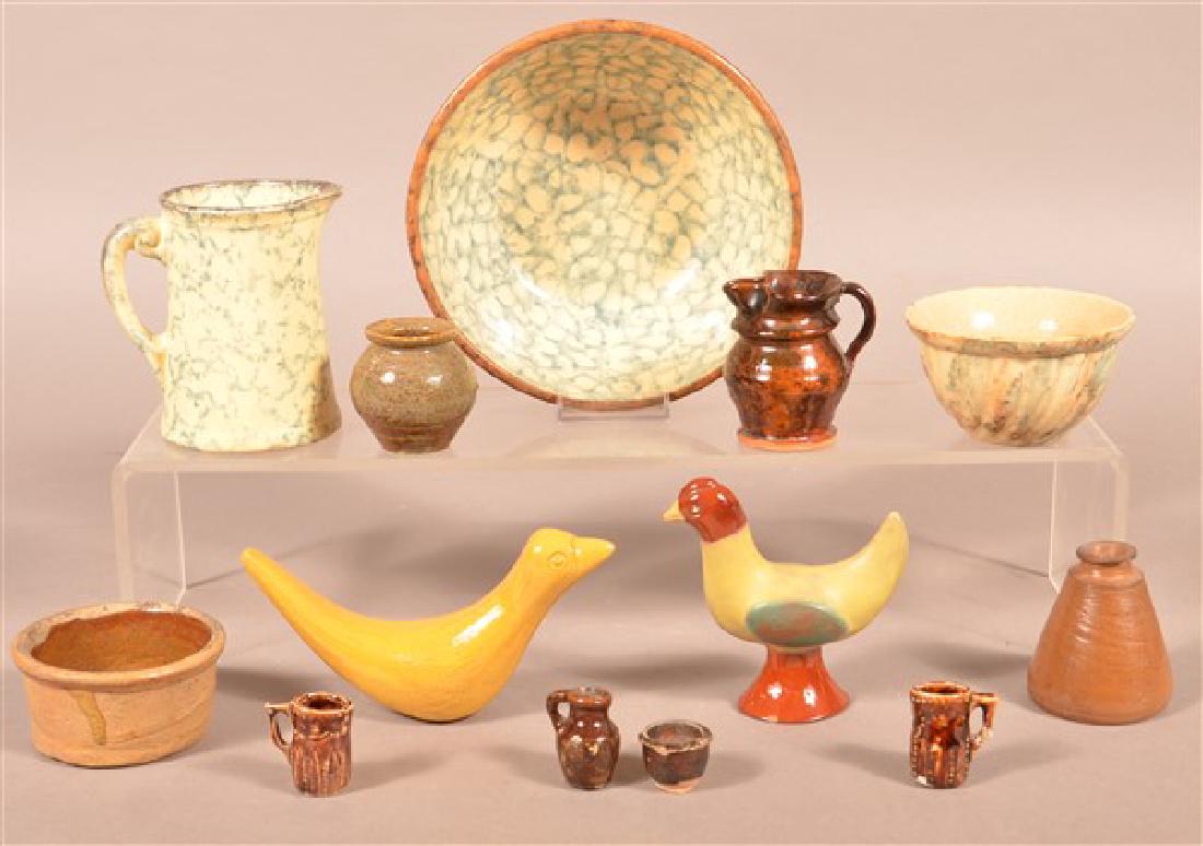 13 Various Pieces of Antique and Vintage Pottery. (1 of 1)