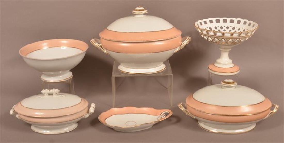 Six Pieces of Old Paris Porcelain. (1 of 2)