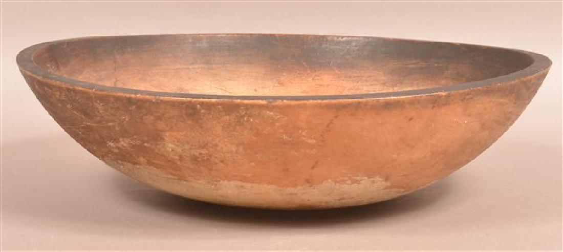 Antique Turned Maple Bowl. (1 of 4)