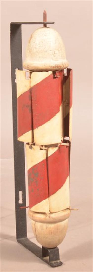 Vintage Folk Art Barber Pole Whirligig. (1 of 4)