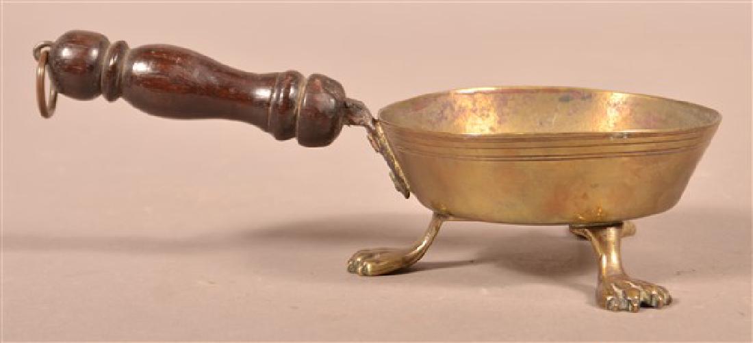 18th Century Brass Posset Warmer. (1 of 4)
