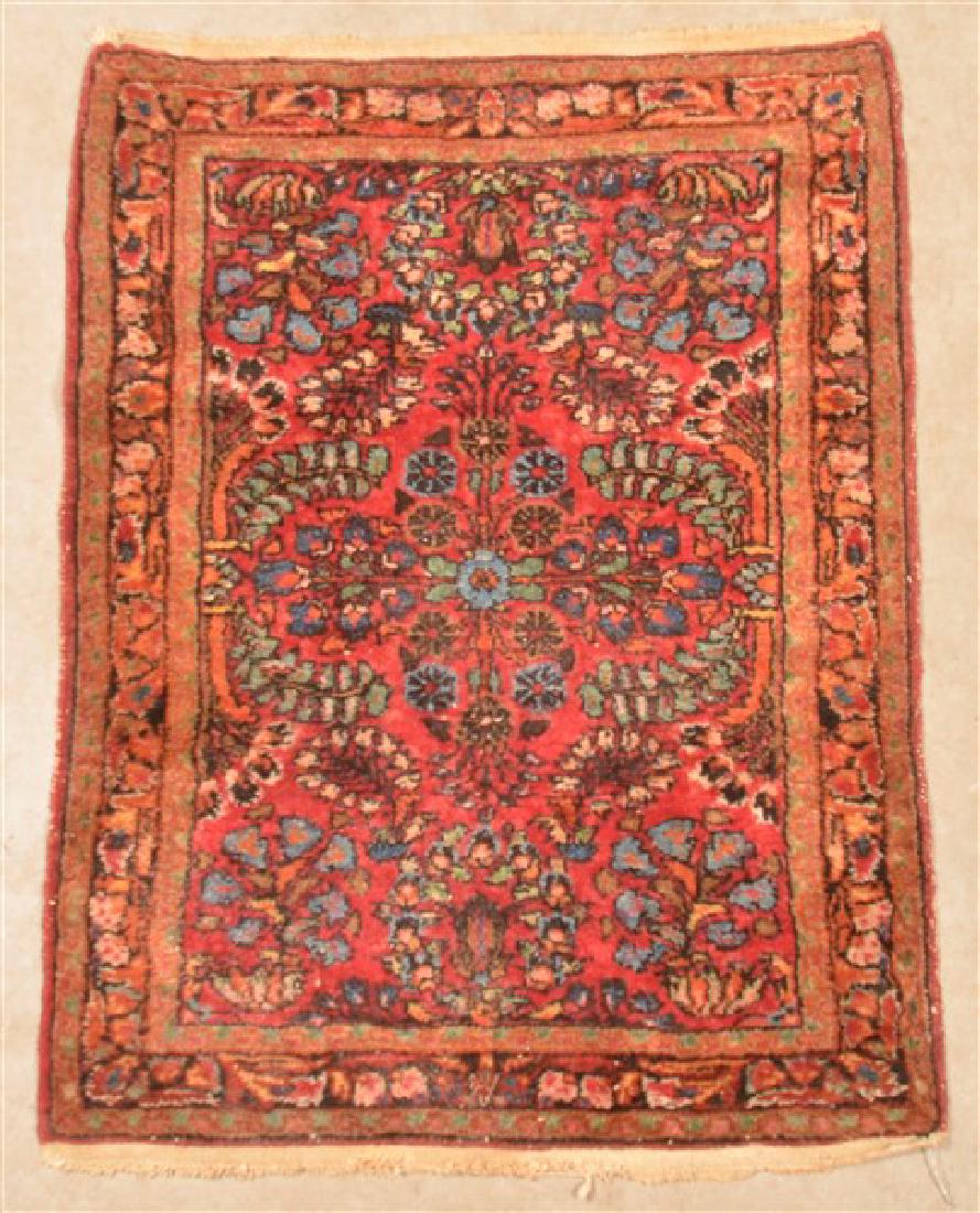 Antique Floral Pattern Oriental Mat. (1 of 4)