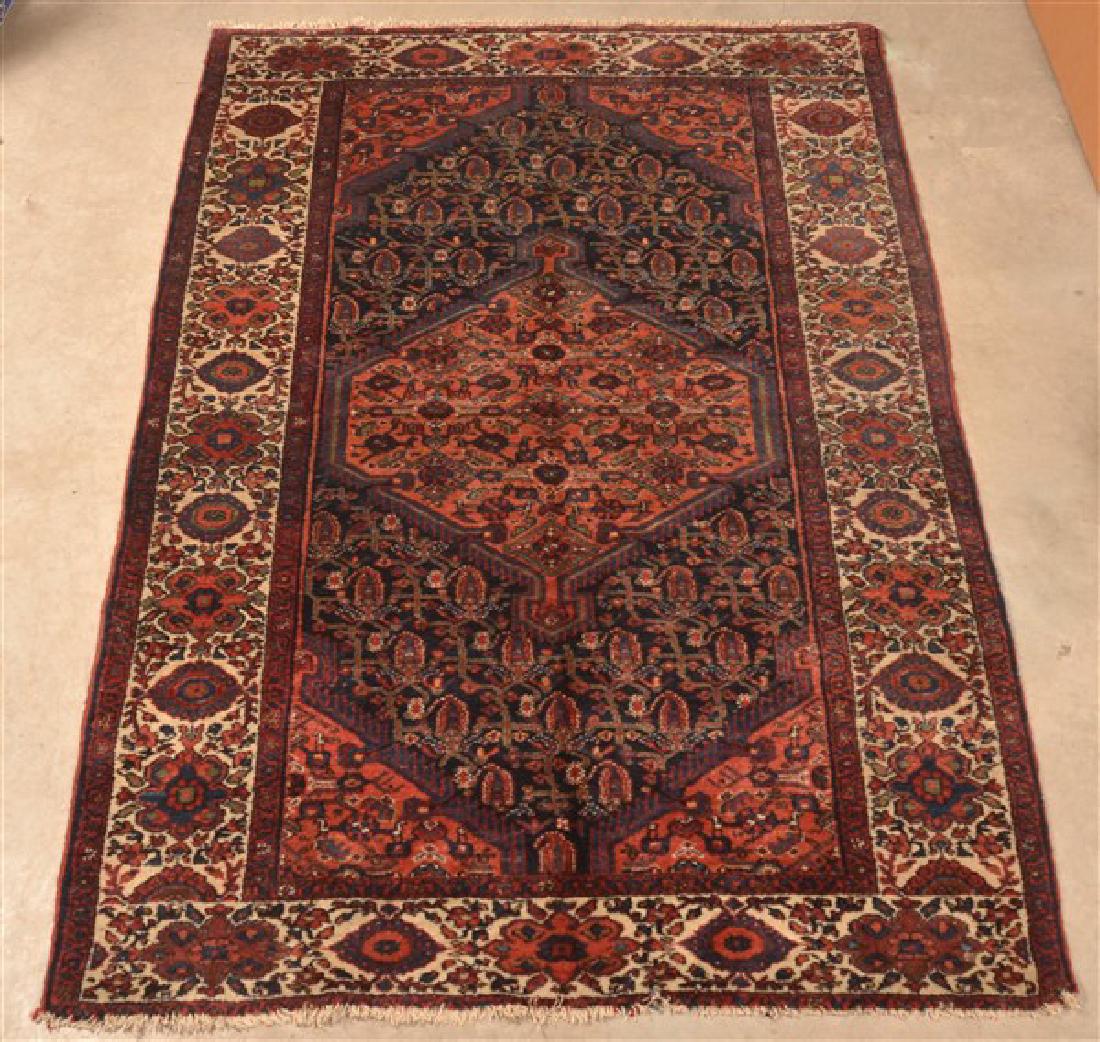Vintage Geometric Pattern Oriental Area Rug. (1 of 6)