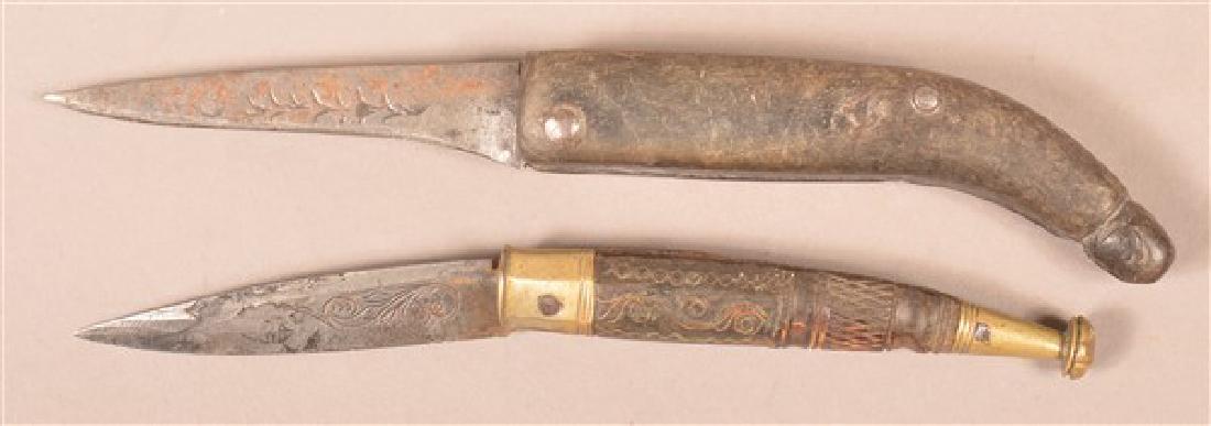 Two Early 19th Century Folding Blade Knives (1 of 3)