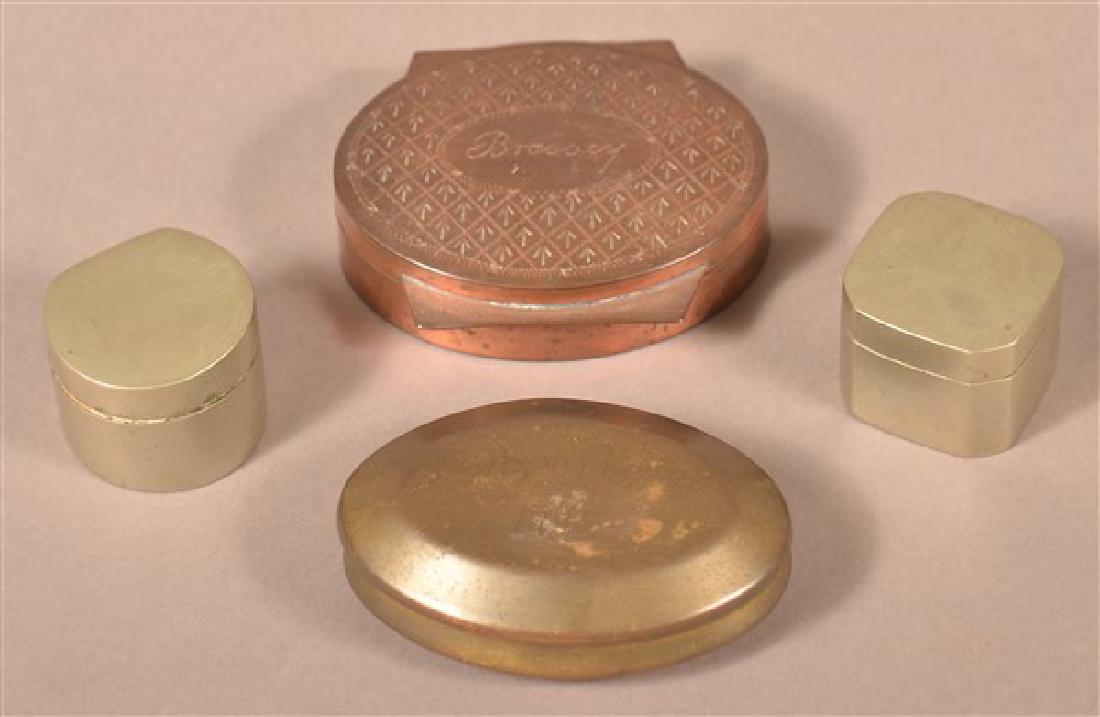 Four Various 19th Century  Metal Snuff Boxes. (1 of 4)