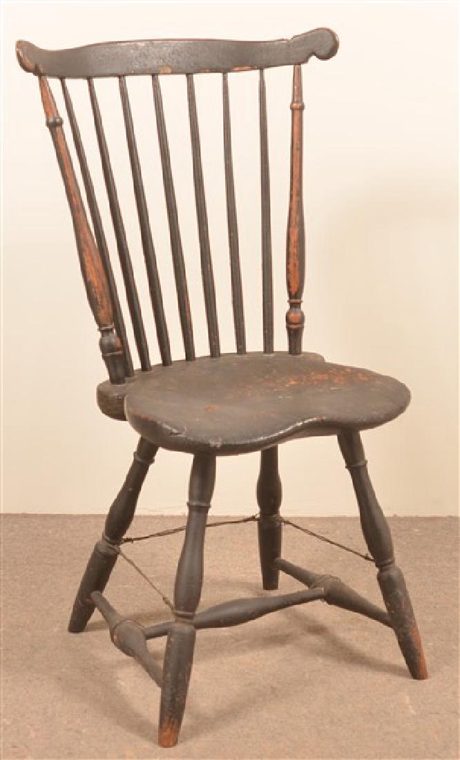 Southeastern PA 18th Cent. Fan Back Windsor Sidechair. (1 of 4)