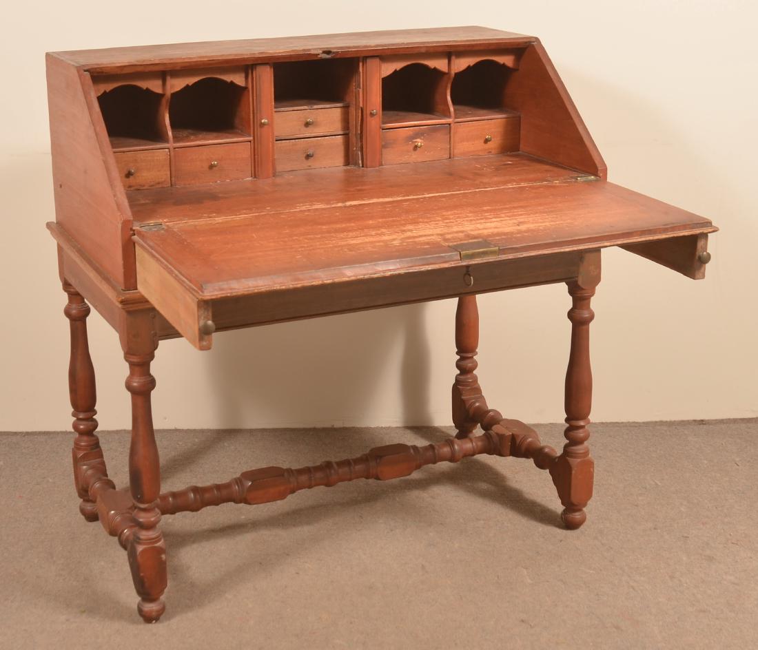 William and Mary 18th Cent. Mixed wood Desk on Frame. (1 of 3)