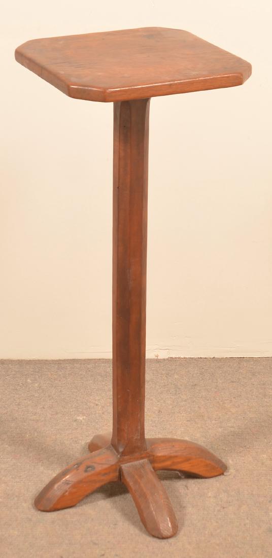 PA 19th Century Primitive Mixed wood Candlestand. (1 of 2)