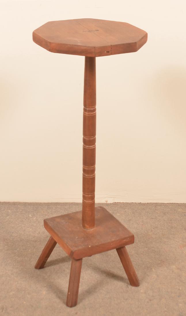 Walnut 19th Century Candlestand. (1 of 2)