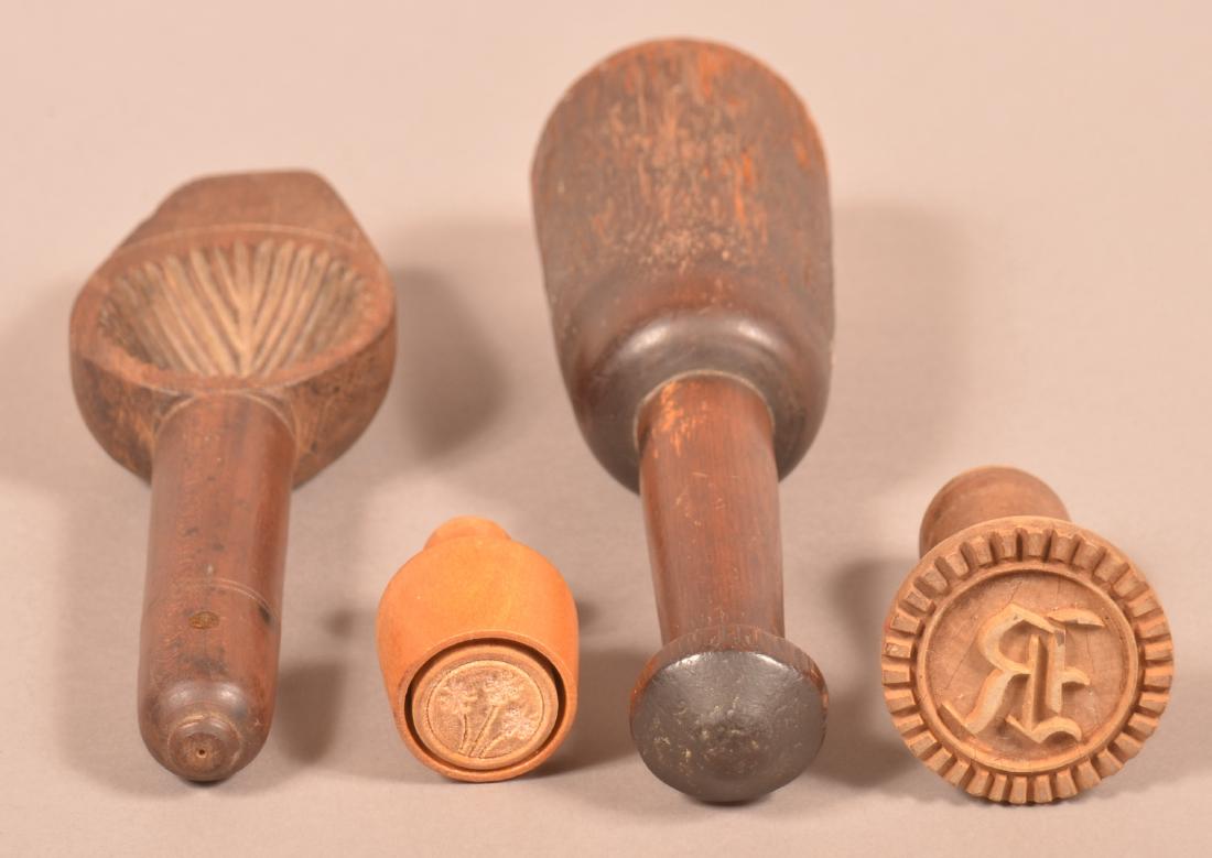 Lot of Four Antique Utilitarian Woodenwares. (1 of 4)