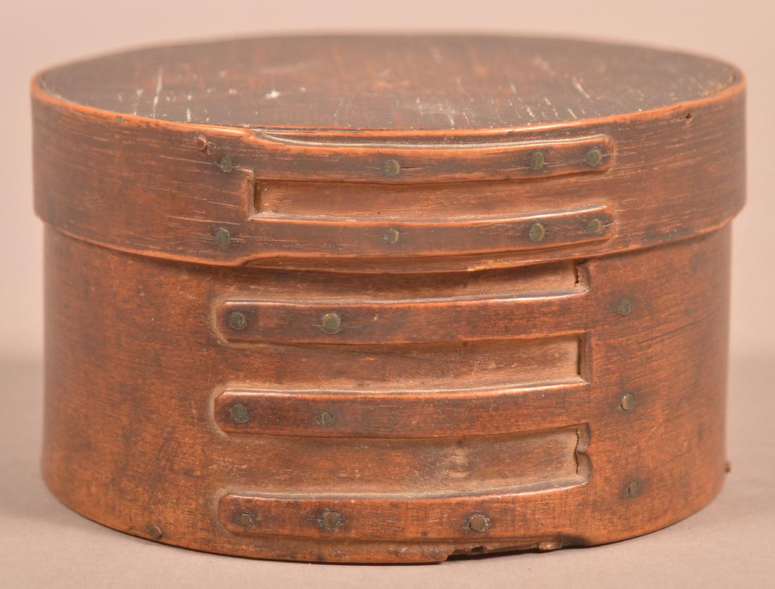 Shaker 19th Century Round Bentwood Pantry Box. (1 of 4)