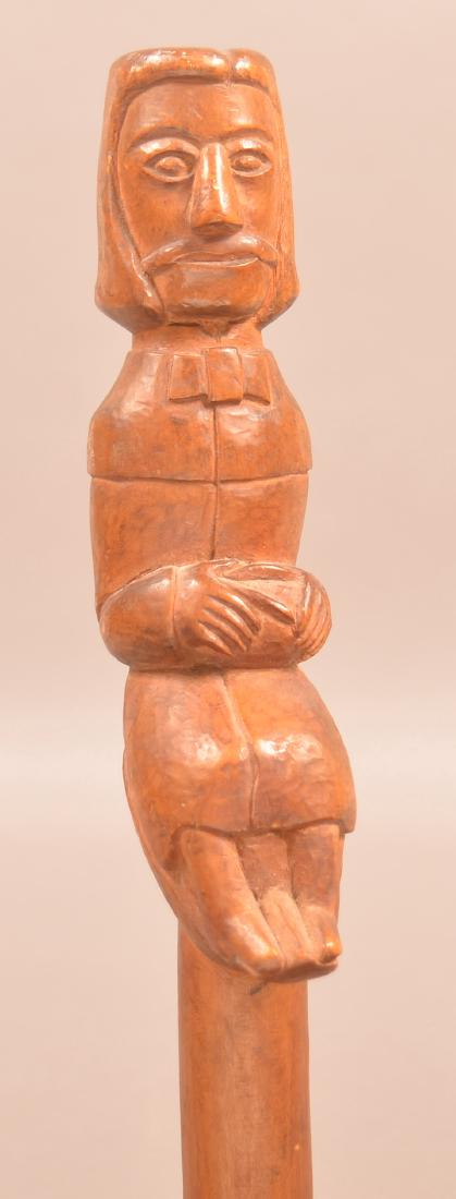 Antique Pennsylvania Carved Folk Art Cane. (1 of 4)