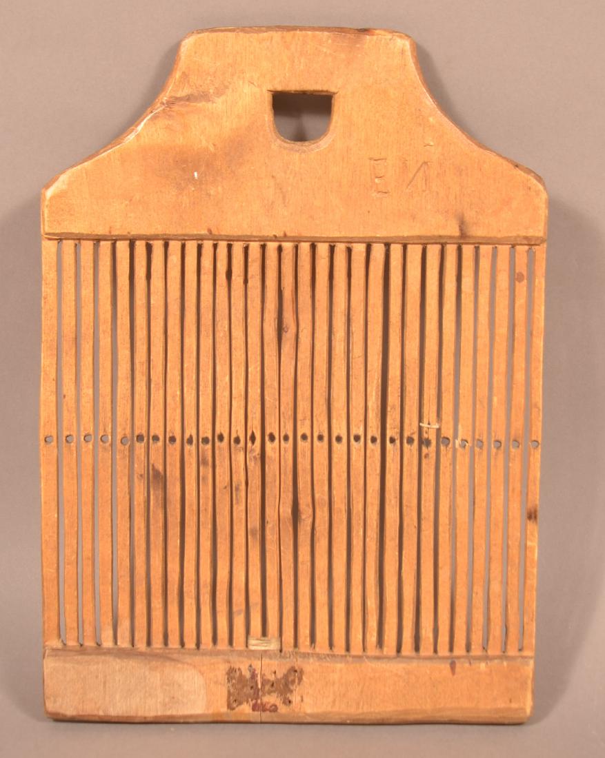 American 19th Century Wood Tape Loom. (1 of 2)