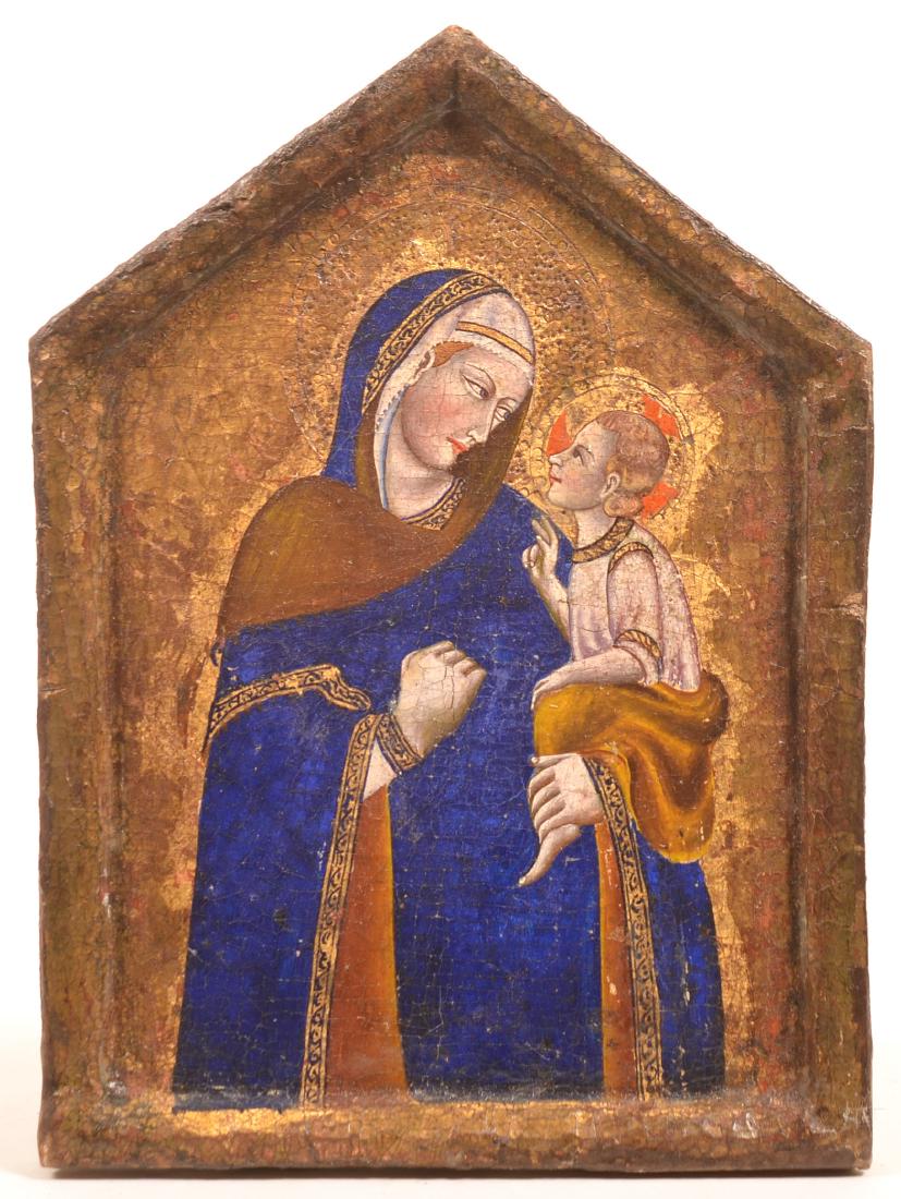 18th Century Mother of God Russian Icon. (1 of 3)