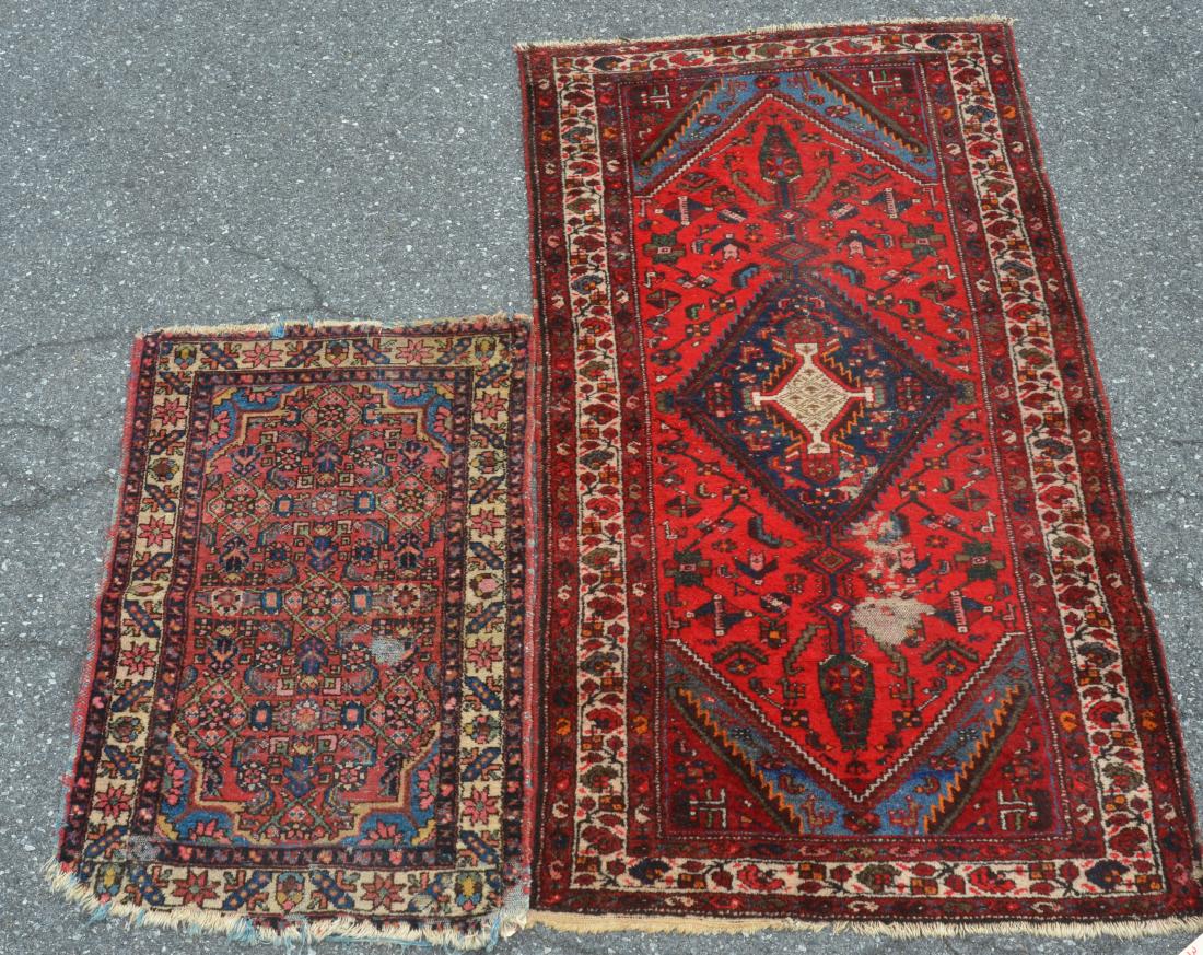 Two Floral Pattern Oriental Area Rugs. (1 of 10)