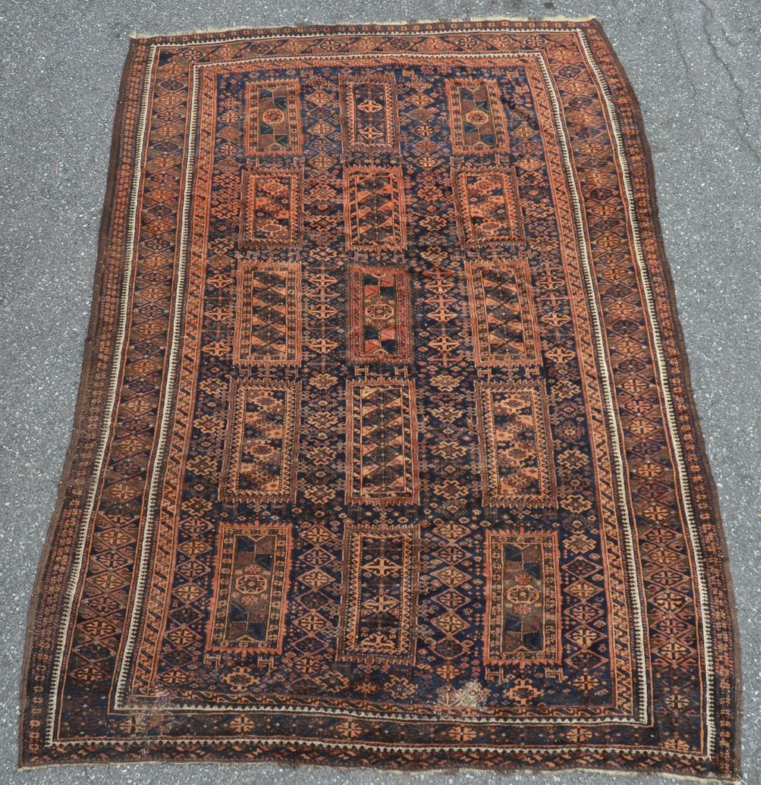 Antique Geometric Pattern Oriental Room Size Rug. (1 of 7)
