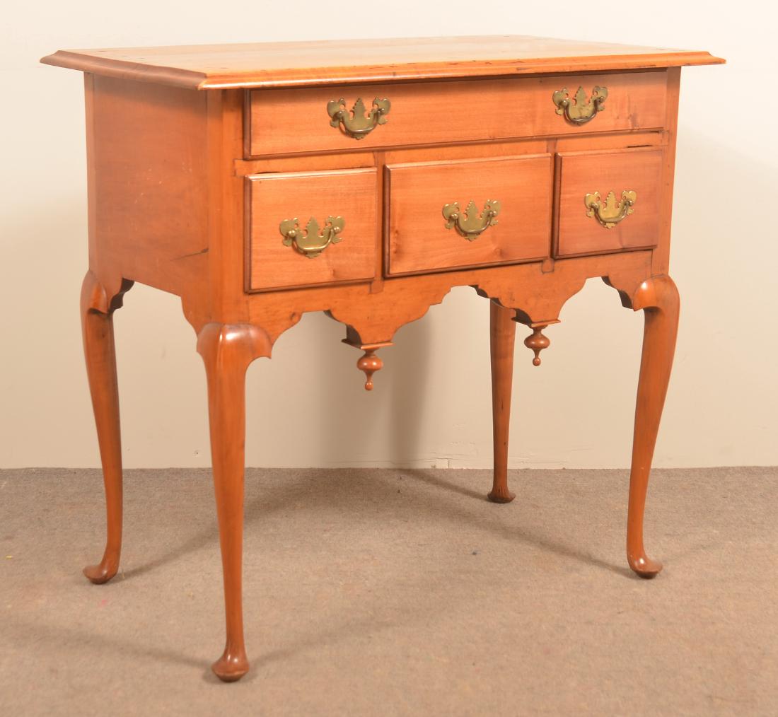 New England Queen Anne Maple Lowboy. (1 of 3)