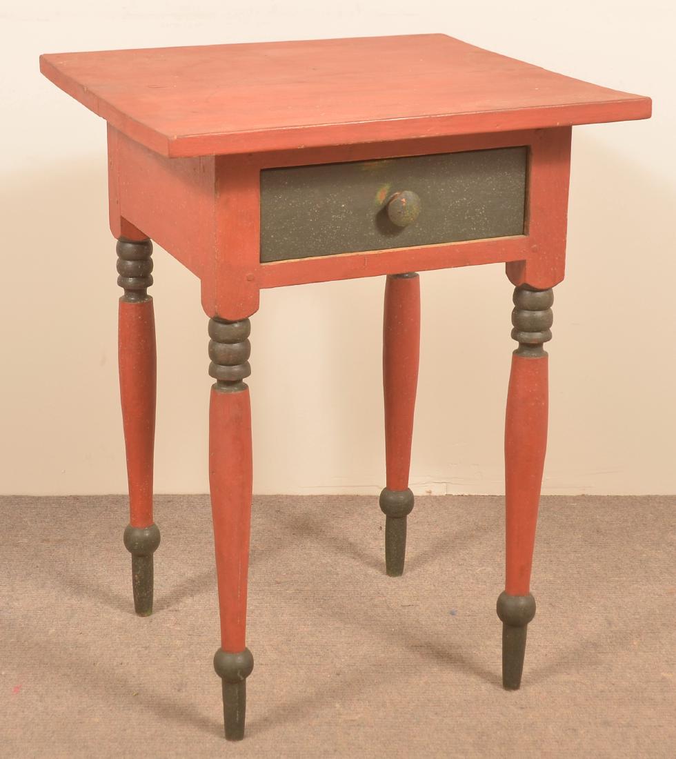 19th century Softwood One Drawer Stand. (1 of 2)