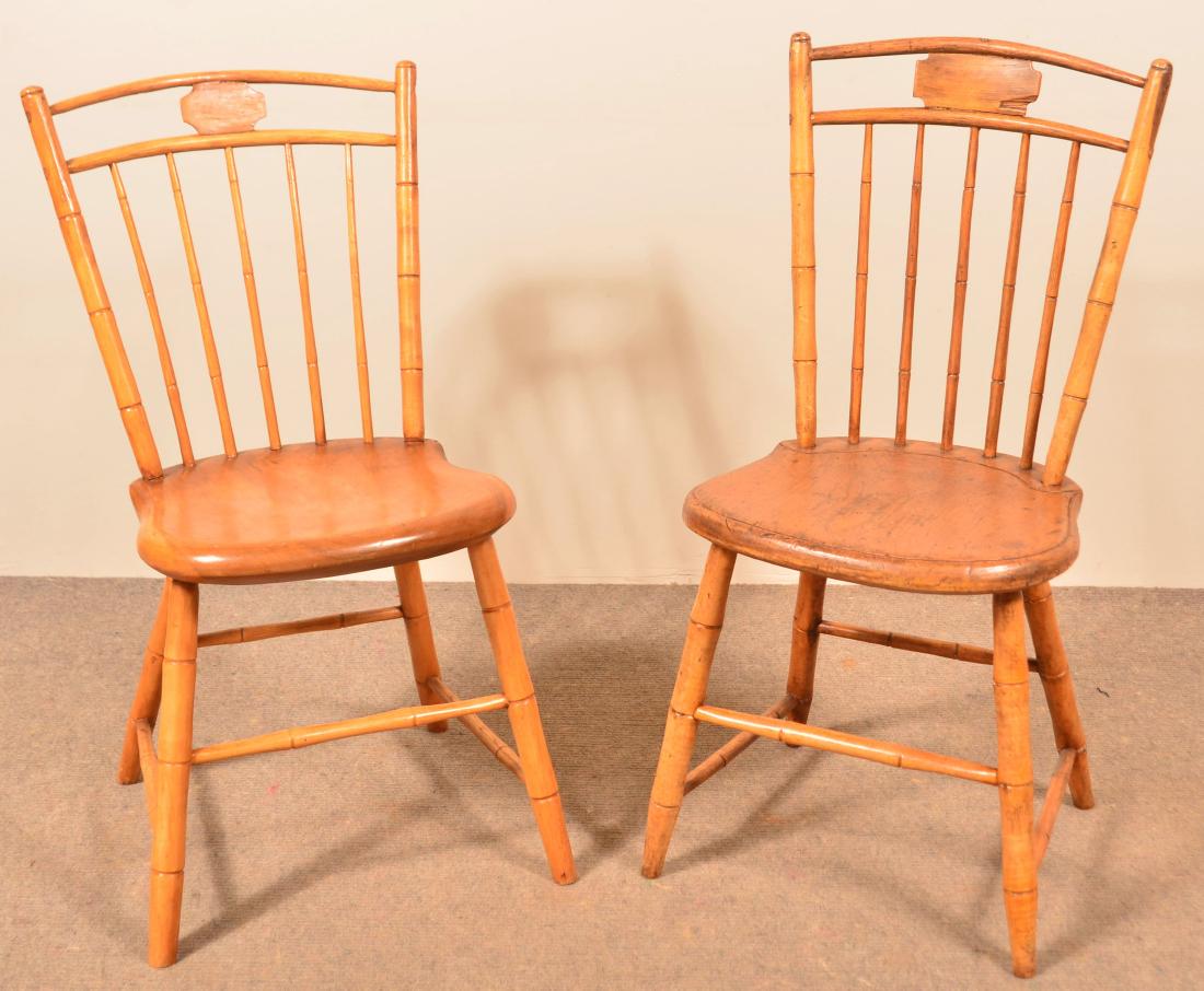 Two Windsor Butterfly Back Sidechairs. (1 of 2)