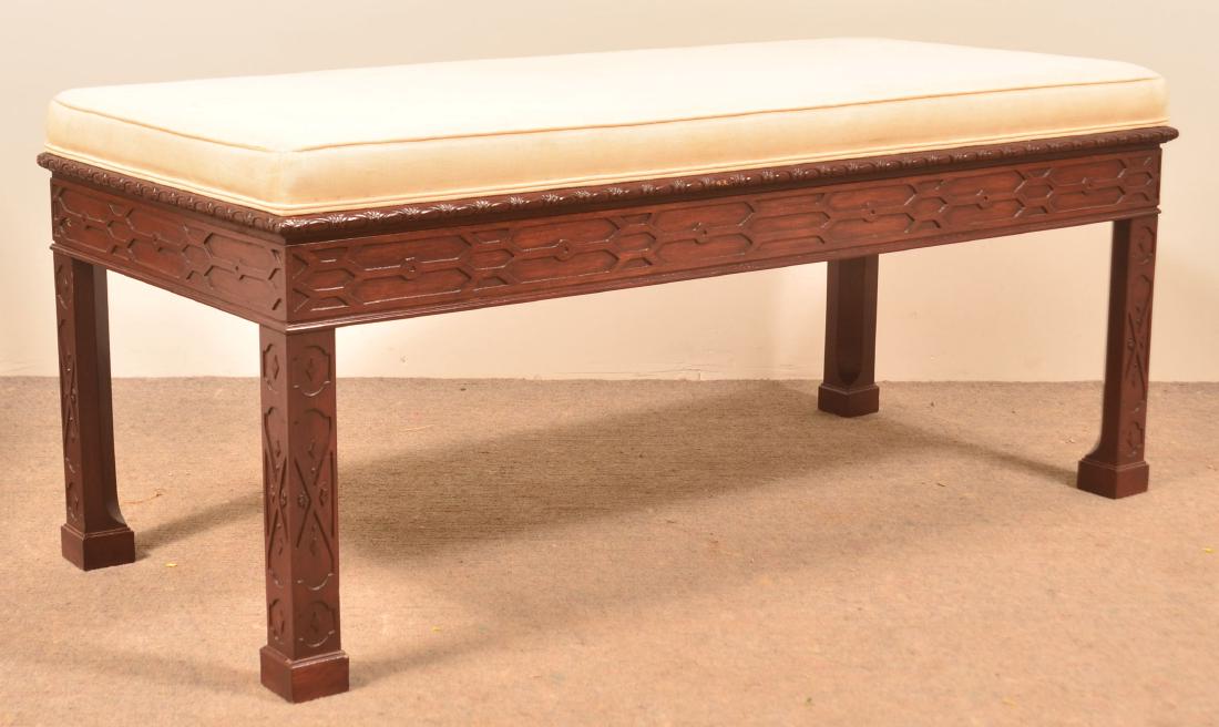 Pair of Period Style Mahogany Window Benches. (1 of 2)