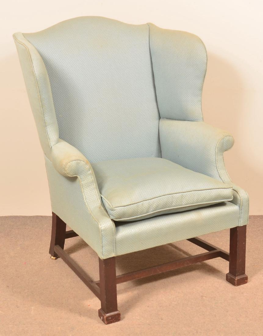Chippendale Wing-Back Armchair. (1 of 4)