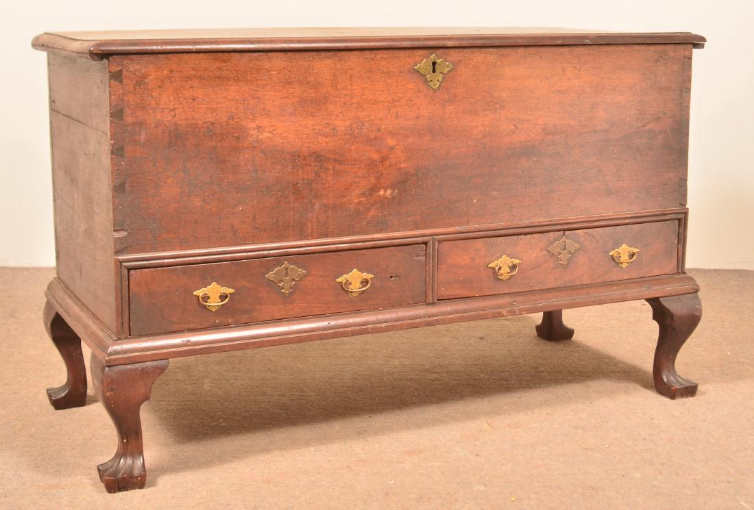 Pennsylvania Chippendale Walnut Dower Chest. (1 of 3)